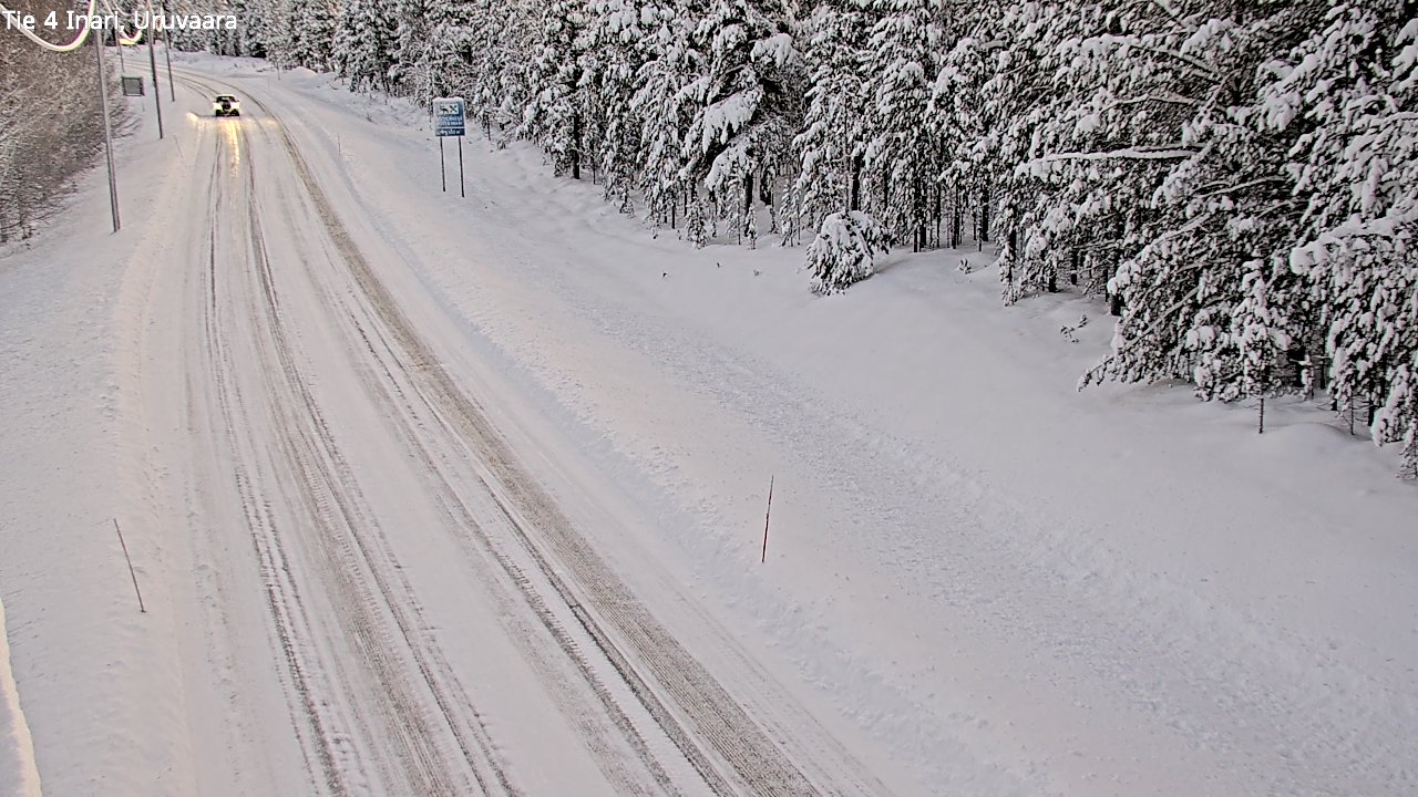Weather Camera Image Road 4 Inari, Uruvaara, Inari, Lappi