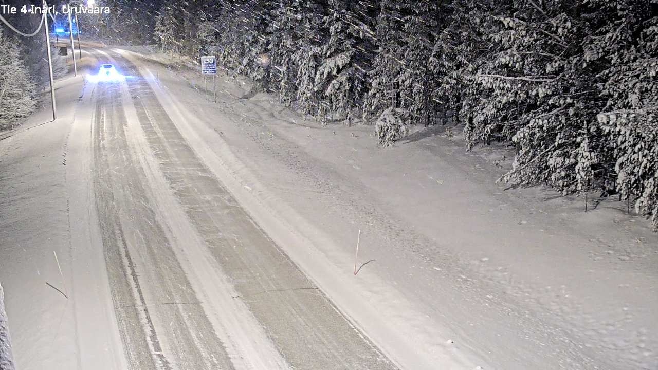 Kelikamerat Kuva Tie 4 Inari, Uruvaara, Inari, Lappi