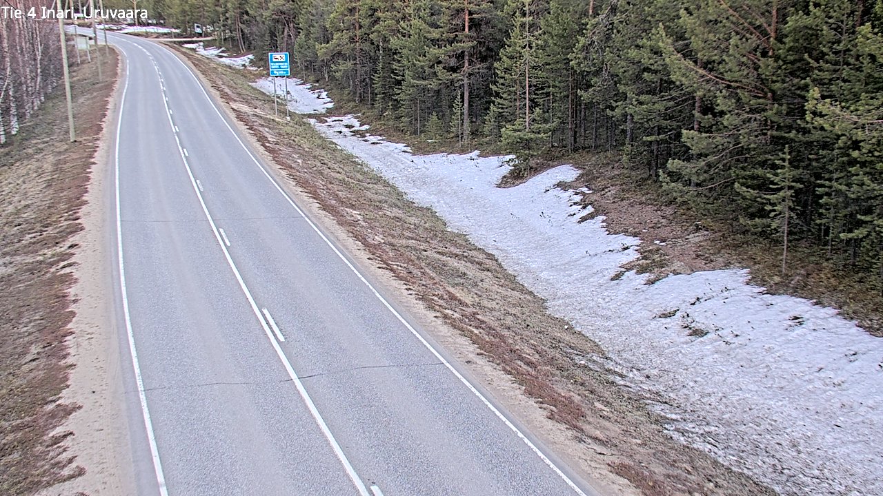 Weather Camera Image Road 4 Inari, Uruvaara, Inari, Lappi