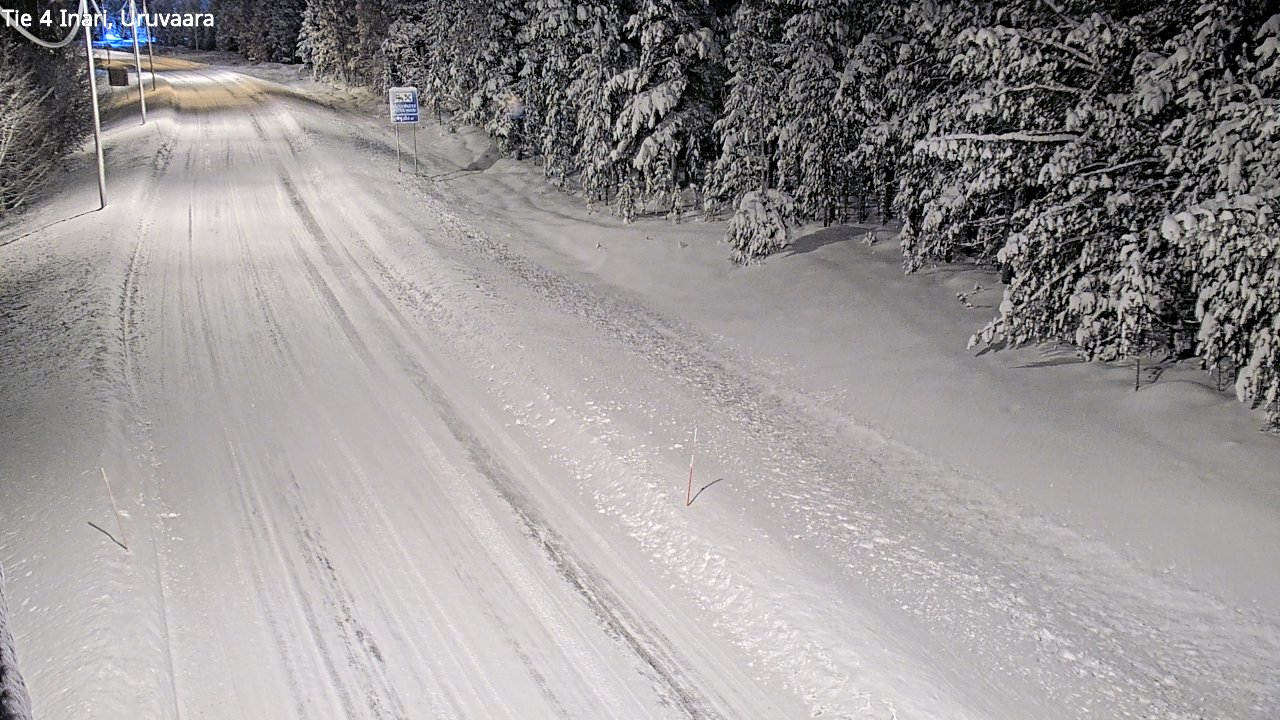 Weather Camera Image Road 4 Inari, Uruvaara, Inari, Lappi