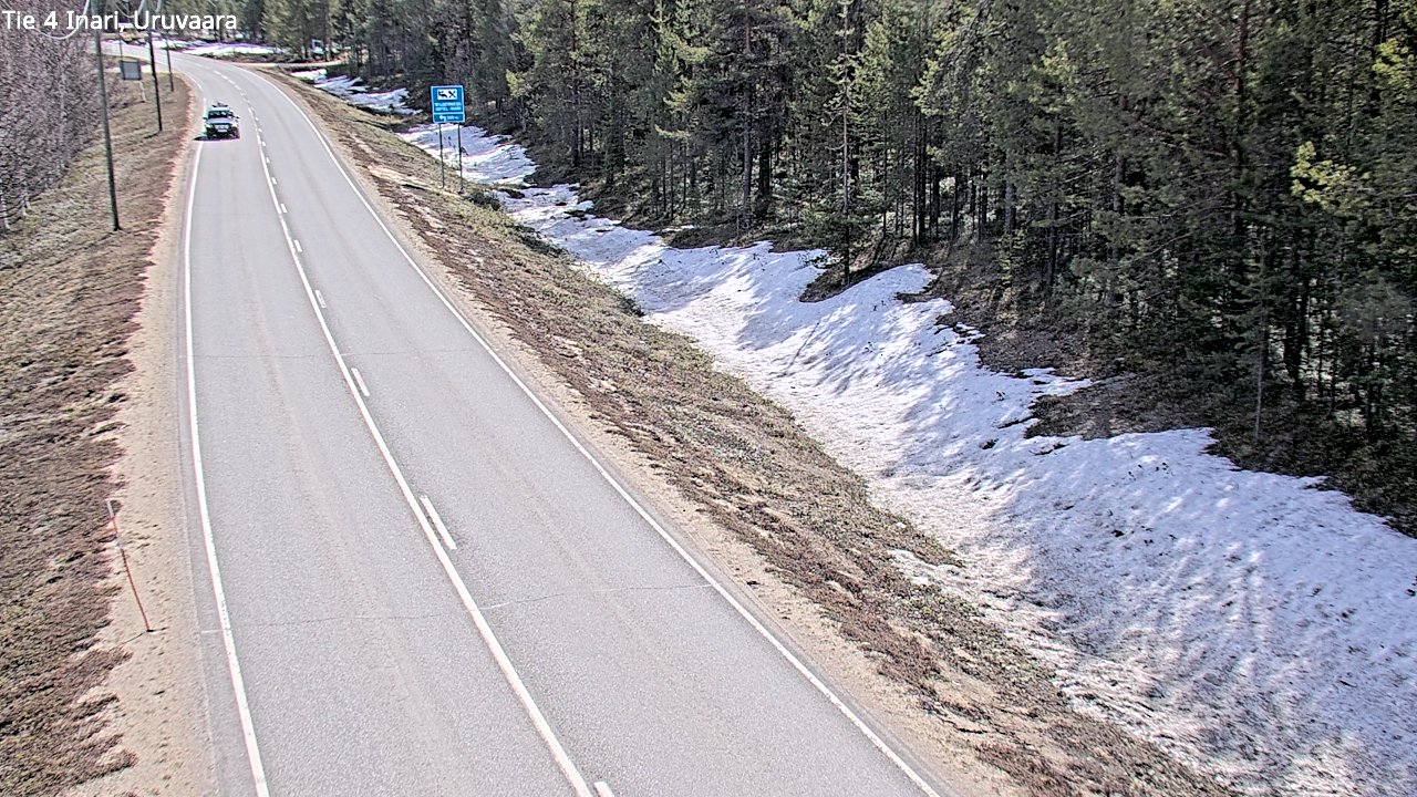 Weather Camera Image Road 4 Inari, Uruvaara, Inari, Lappi