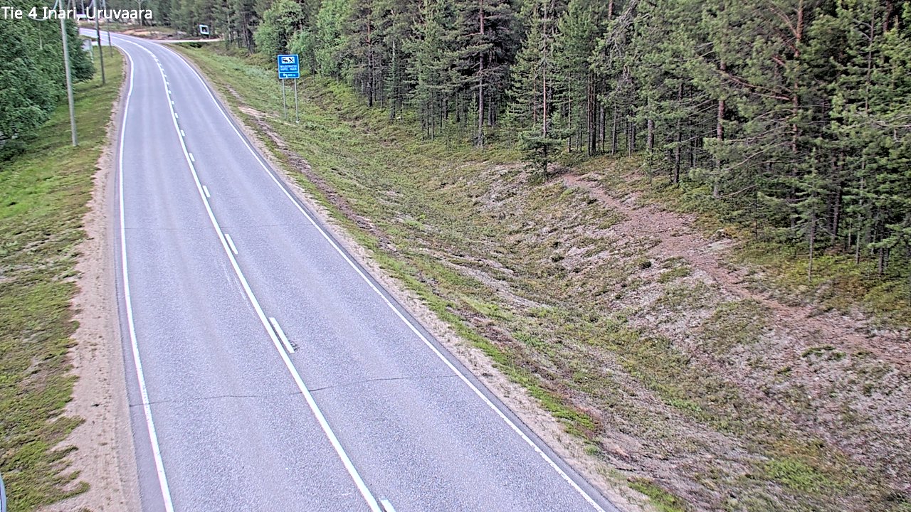Kelikamerat Kuva Tie 4 Inari, Uruvaara, Inari, Lappi