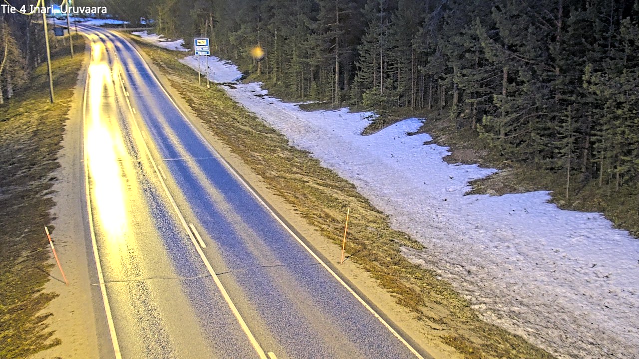 Weather Camera Image Road 4 Inari, Uruvaara, Inari, Lappi