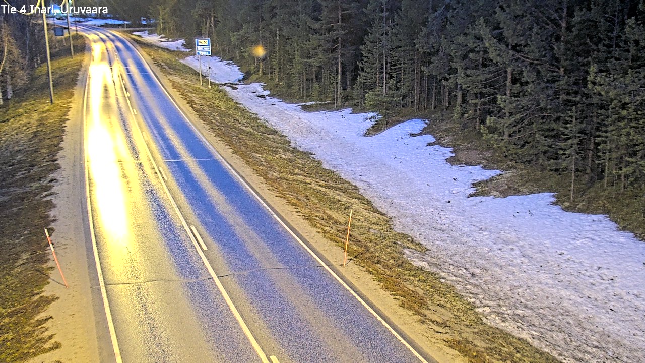 Weather Camera Image Road 4 Inari, Uruvaara, Inari, Lappi