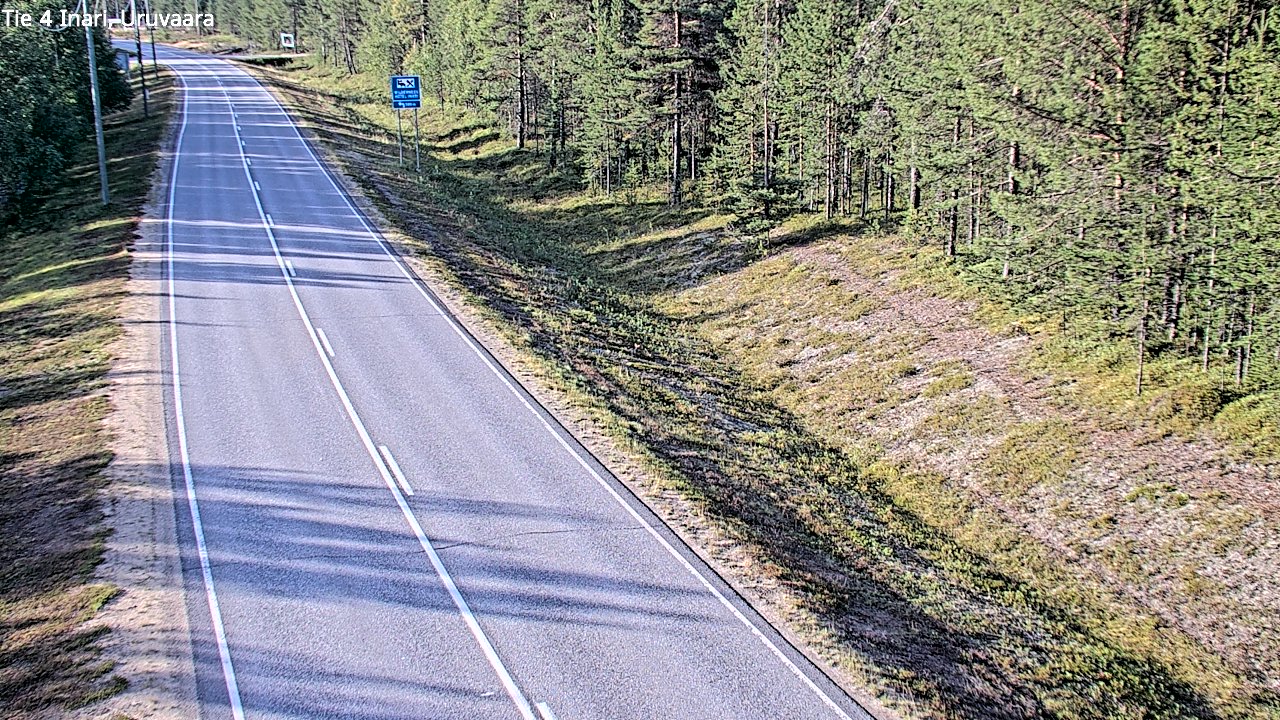 Weather Camera Image Road 4 Inari, Uruvaara, Inari, Lappi