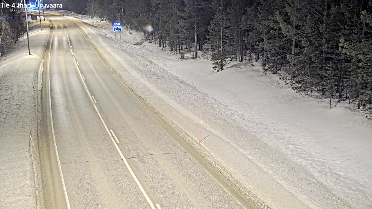 Kelikamerat Kuva Tie 4 Inari, Uruvaara, Inari, Lappi