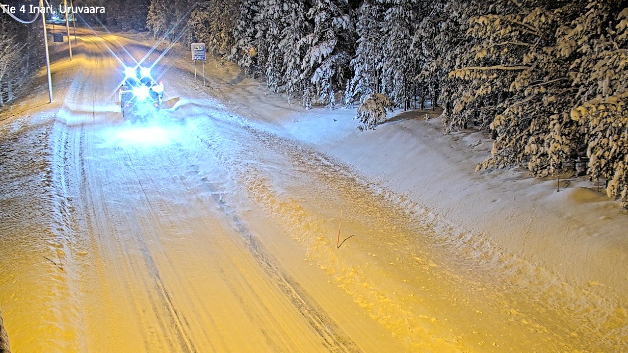 Weather Camera Image Road 4 Inari, Uruvaara, Inari, Lappi