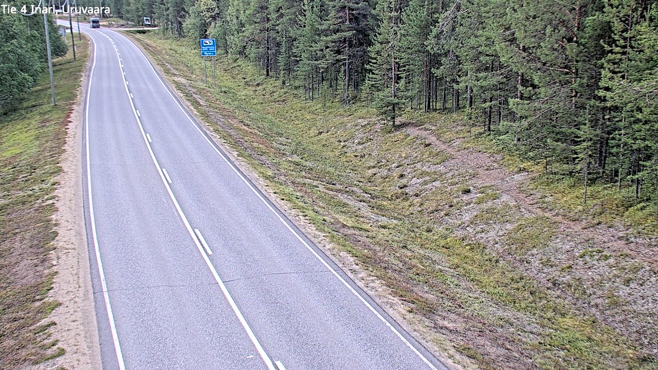 Weather Camera Image Road 4 Inari, Uruvaara, Inari, Lappi