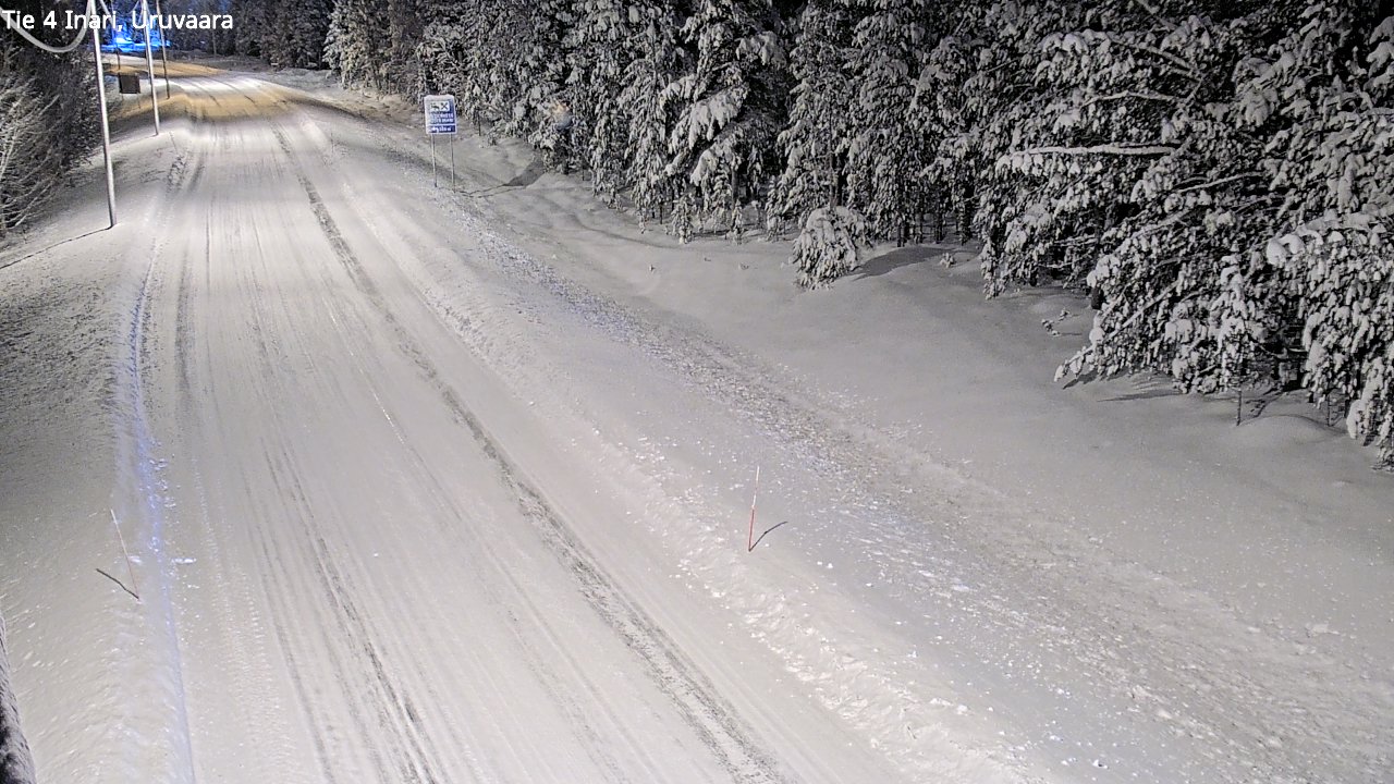 Weather Camera Image Road 4 Inari, Uruvaara, Inari, Lappi