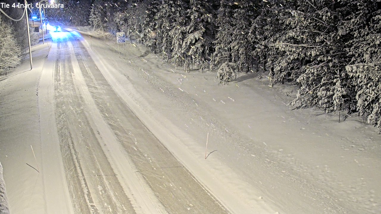 Kelikamerat Kuva Tie 4 Inari, Uruvaara, Inari, Lappi
