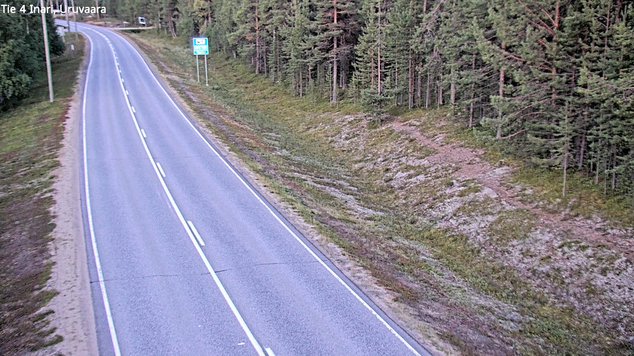 Kelikamerat Kuva Tie 4 Inari, Uruvaara, Inari, Lappi