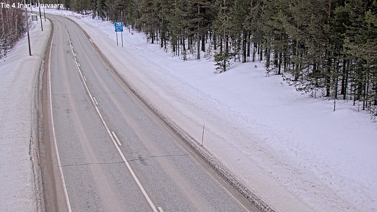 Kelikamerat Kuva Tie 4 Inari, Uruvaara, Inari, Lappi