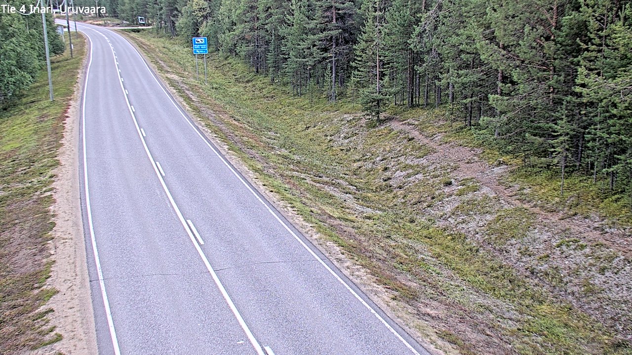 Weather Camera Image Road 4 Inari, Uruvaara, Inari, Lappi