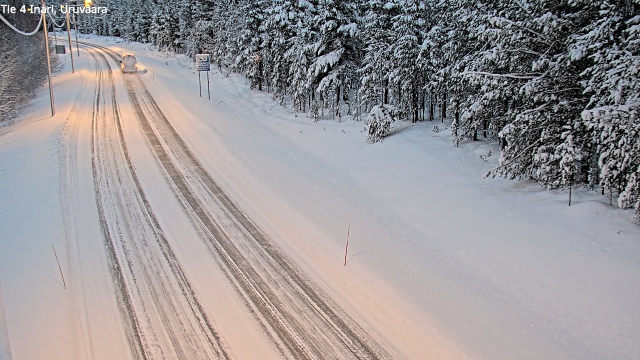 Kelikamerat Kuva Tie 4 Inari, Uruvaara, Inari, Lappi