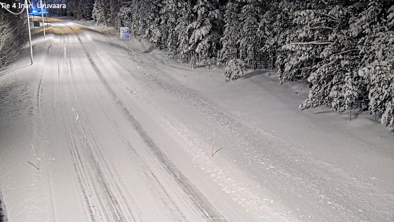 Weather Camera Image Road 4 Inari, Uruvaara, Inari, Lappi