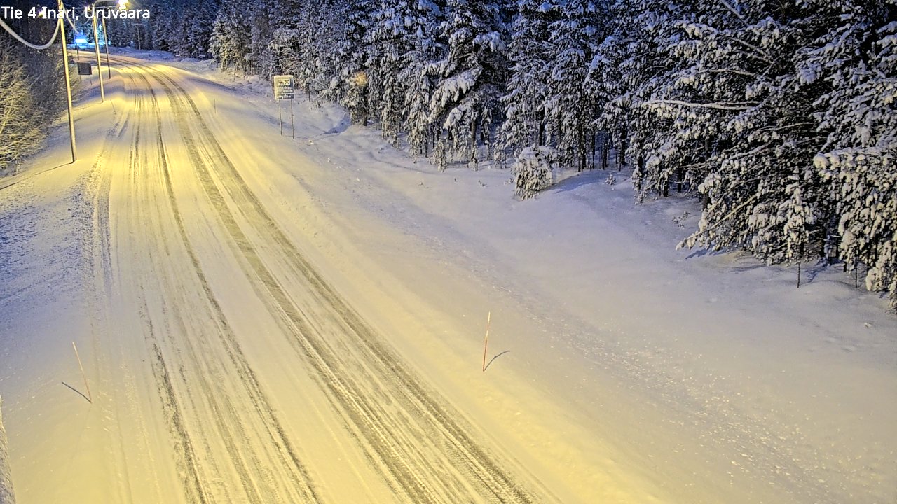 Kelikamerat Kuva Tie 4 Inari, Uruvaara, Inari, Lappi