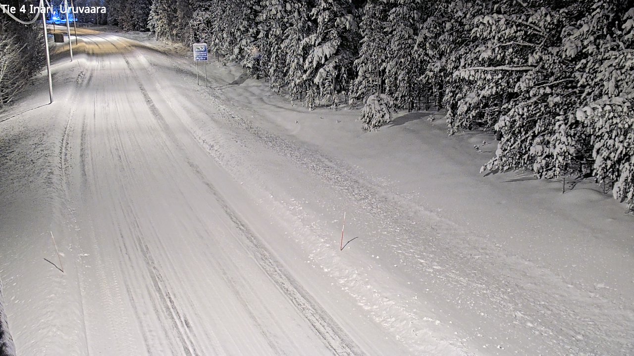 Weather Camera Image Road 4 Inari, Uruvaara, Inari, Lappi