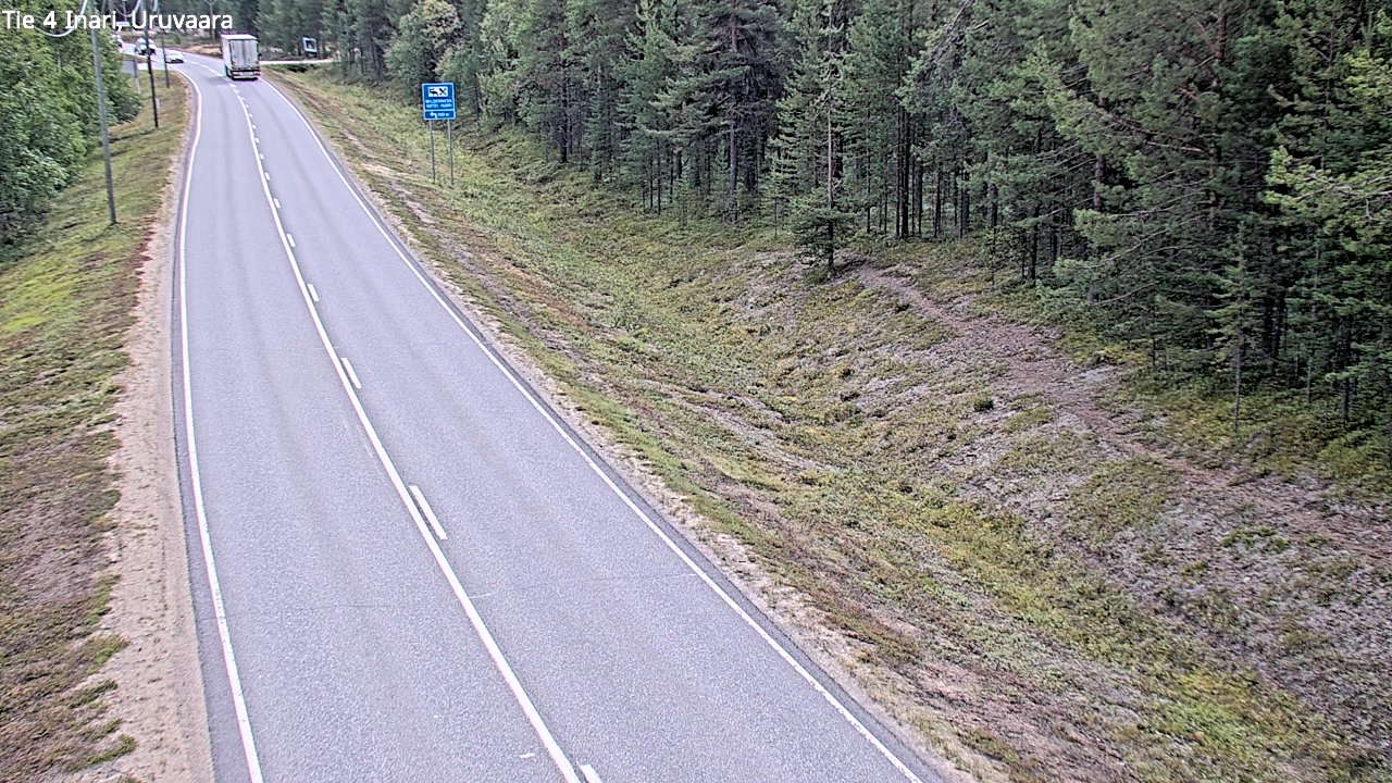 Weather Camera Image Road 4 Inari, Uruvaara, Inari, Lappi
