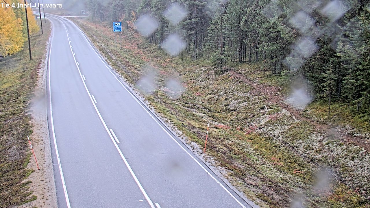 Weather Camera Image Road 4 Inari, Uruvaara, Inari, Lappi