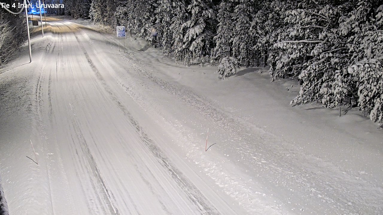 Weather Camera Image Road 4 Inari, Uruvaara, Inari, Lappi