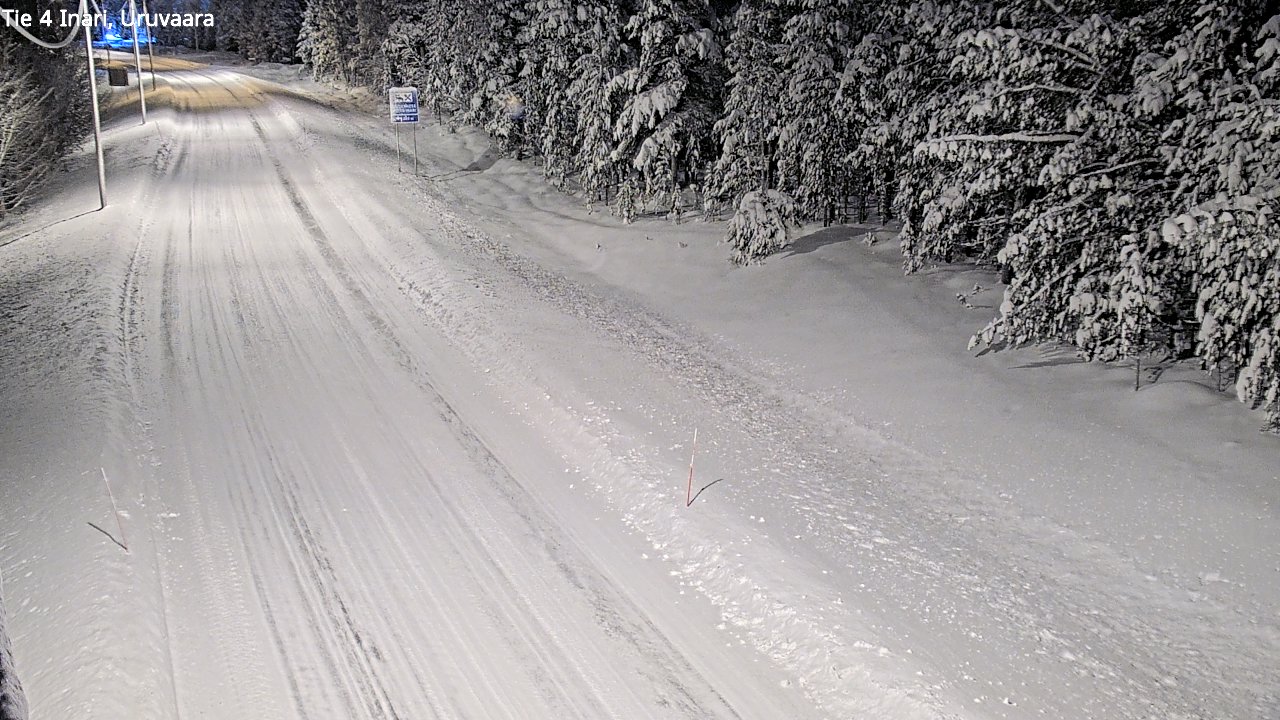 Weather Camera Image Road 4 Inari, Uruvaara, Inari, Lappi