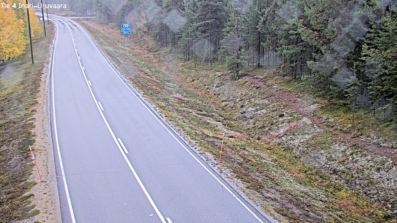 Weather Camera Image Road 4 Inari, Uruvaara, Inari, Lappi