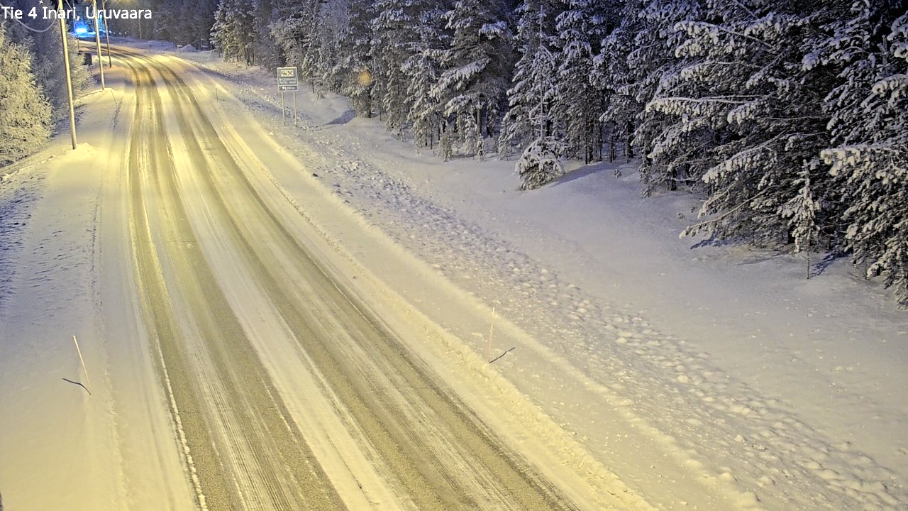 Kelikamerat Kuva Tie 4 Inari, Uruvaara, Inari, Lappi