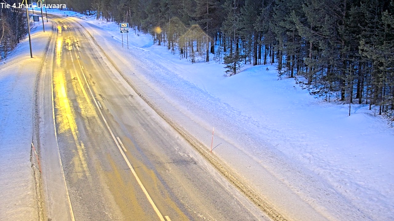 Kelikamerat Kuva Tie 4 Inari, Uruvaara, Inari, Lappi