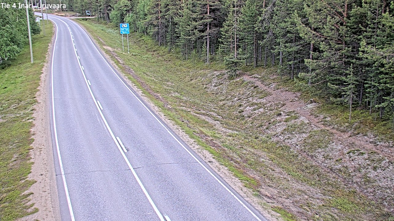 Kelikamerat Kuva Tie 4 Inari, Uruvaara, Inari, Lappi