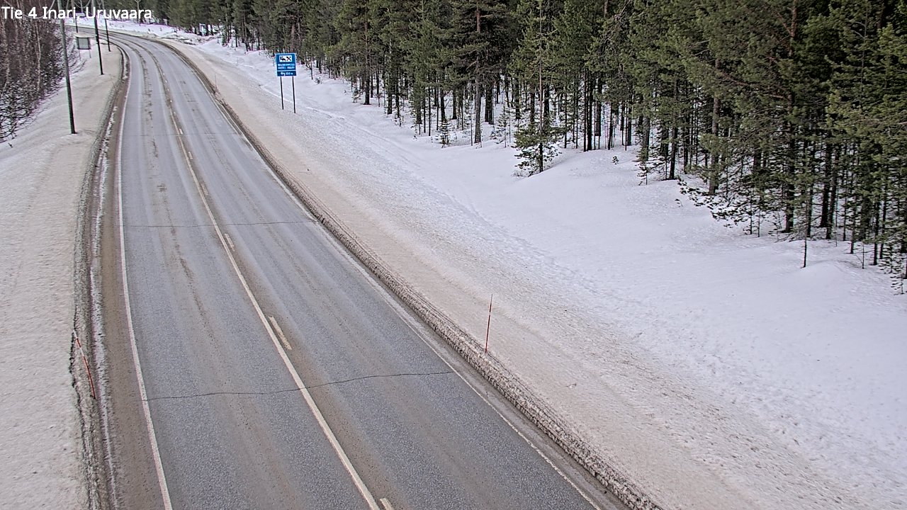 Weather Camera Image Road 4 Inari, Uruvaara, Inari, Lappi