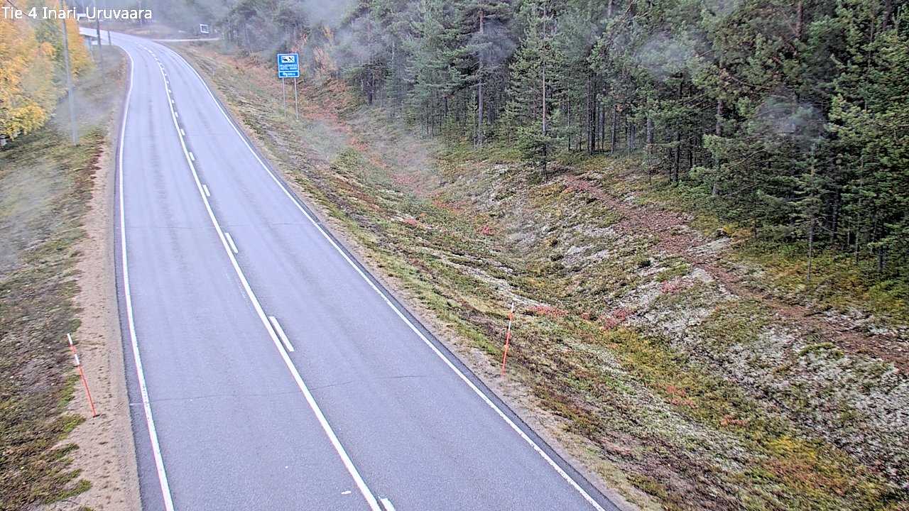 Kelikamerat Kuva Tie 4 Inari, Uruvaara, Inari, Lappi