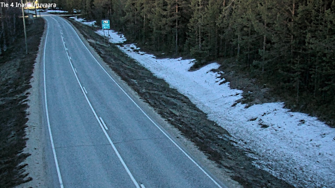 Kelikamerat Kuva Tie 4 Inari, Uruvaara, Inari, Lappi