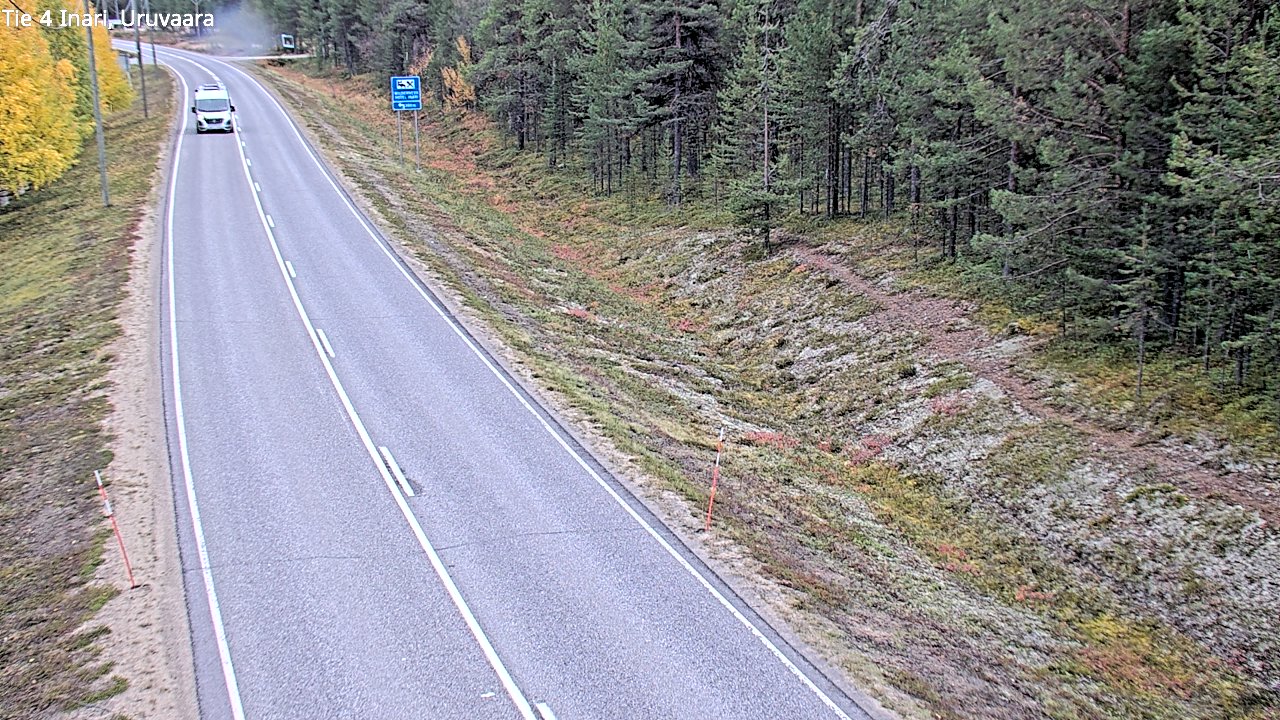 Kelikamerat Kuva Tie 4 Inari, Uruvaara, Inari, Lappi