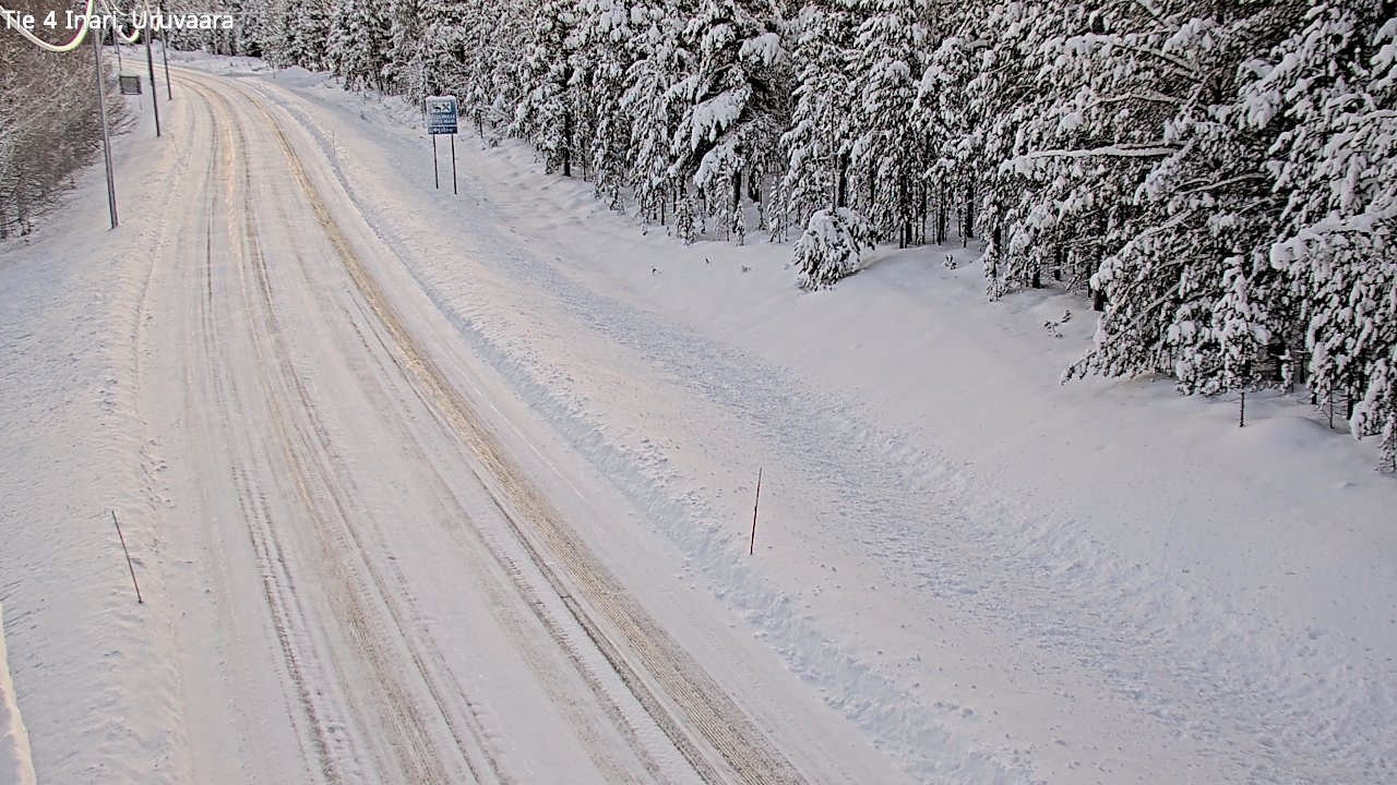 Weather Camera Image Road 4 Inari, Uruvaara, Inari, Lappi