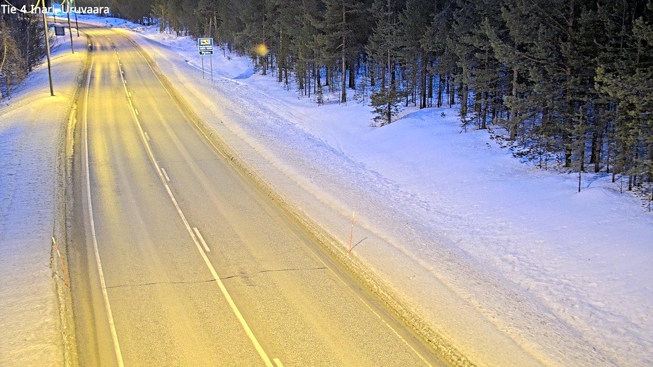 Kelikamerat Kuva Tie 4 Inari, Uruvaara, Inari, Lappi