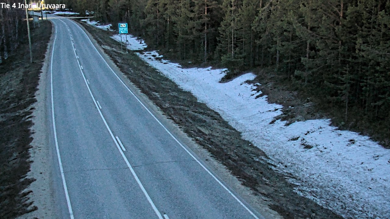 Kelikamerat Kuva Tie 4 Inari, Uruvaara, Inari, Lappi
