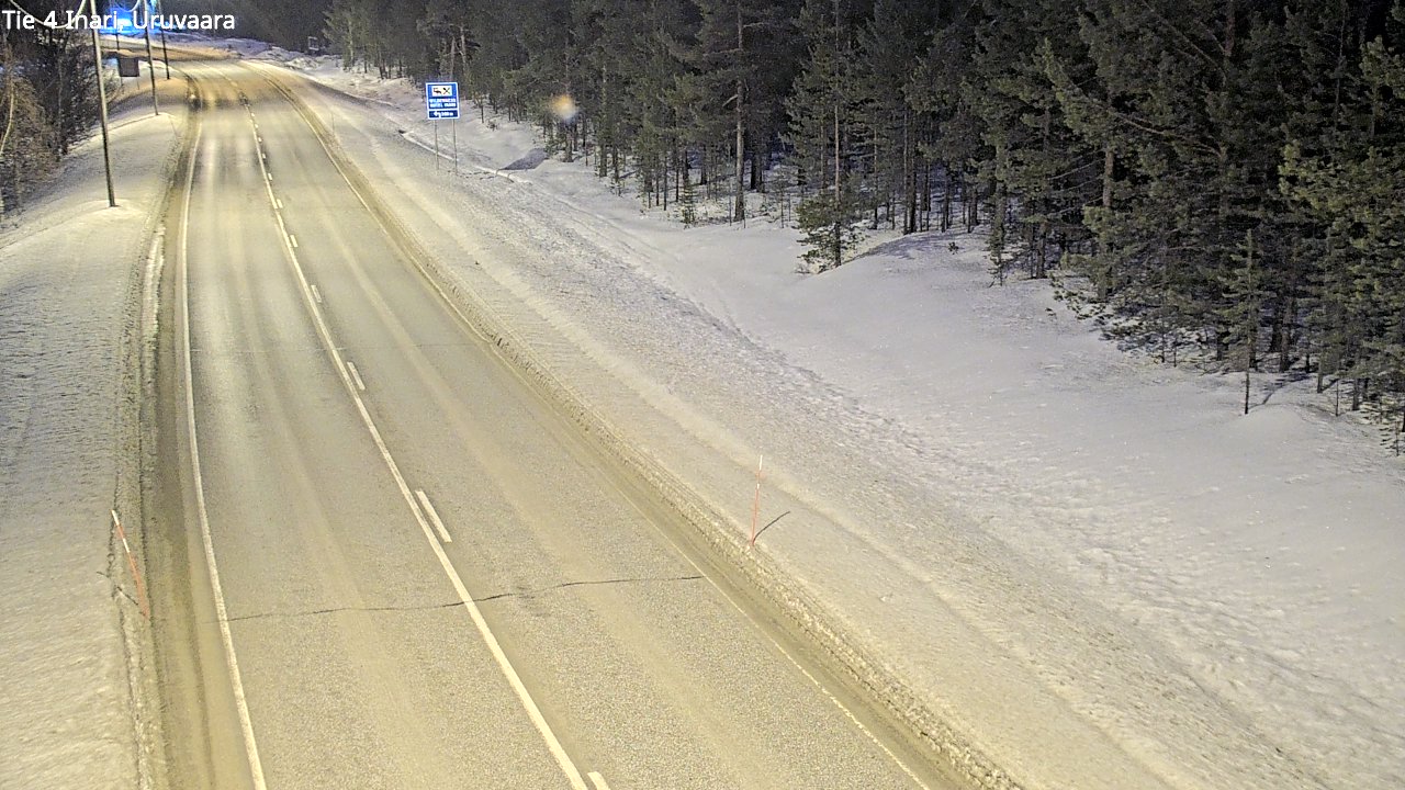 Kelikamerat Kuva Tie 4 Inari, Uruvaara, Inari, Lappi