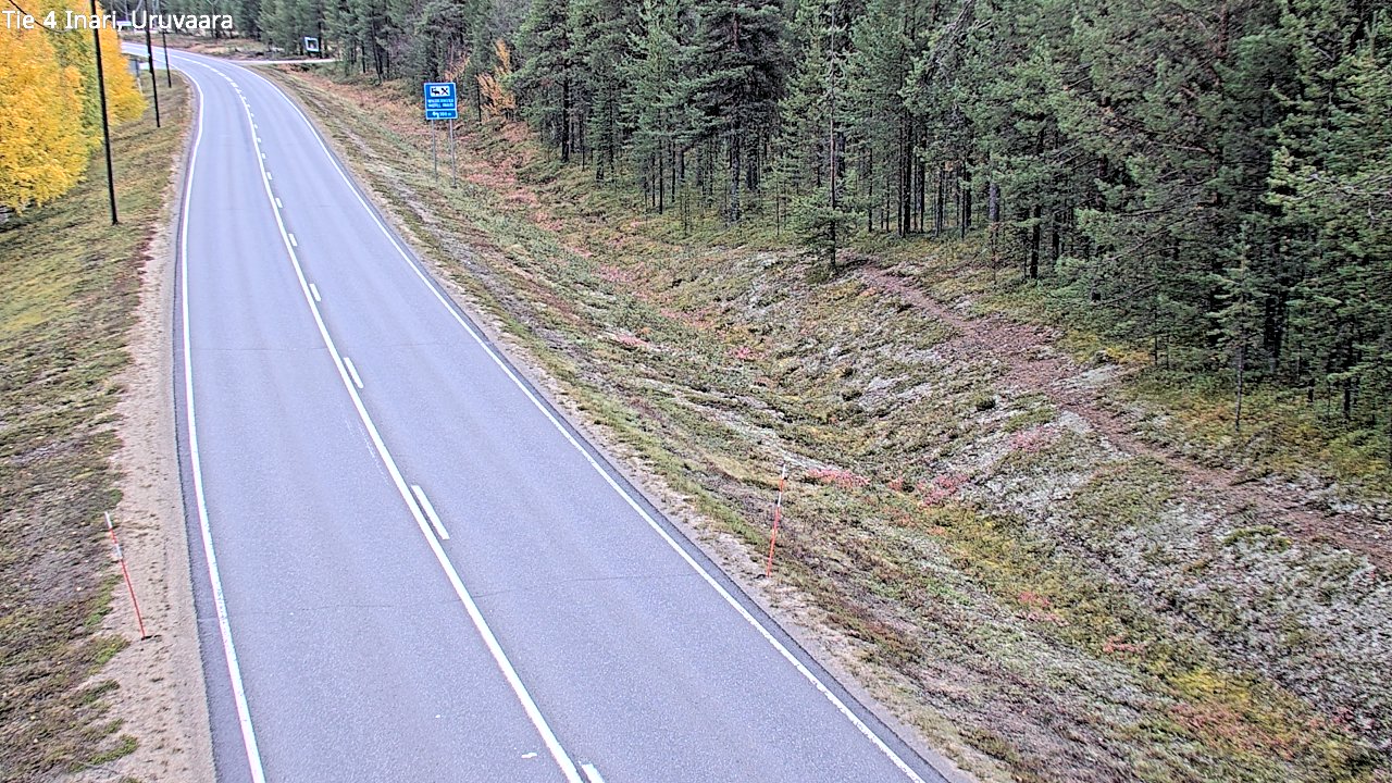 Weather Camera Image Road 4 Inari, Uruvaara, Inari, Lappi