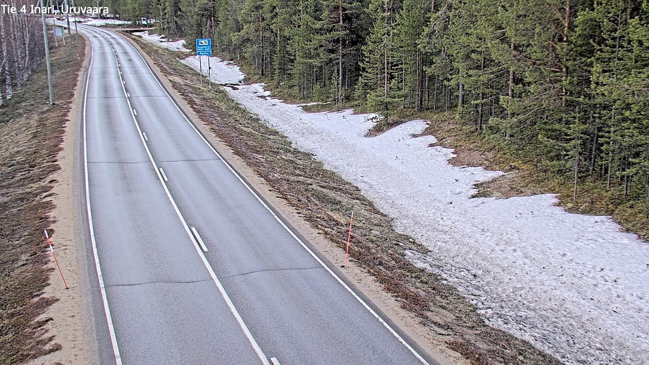 Weather Camera Image Road 4 Inari, Uruvaara, Inari, Lappi