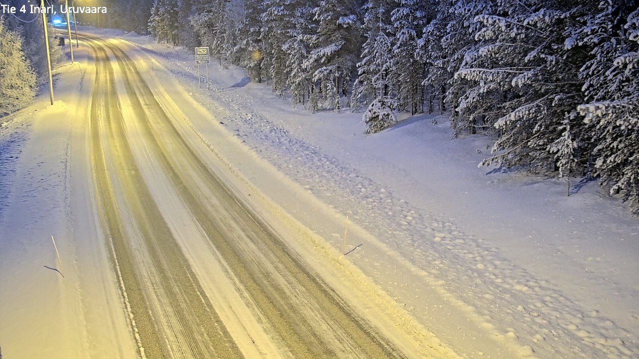 Kelikamerat Kuva Tie 4 Inari, Uruvaara, Inari, Lappi