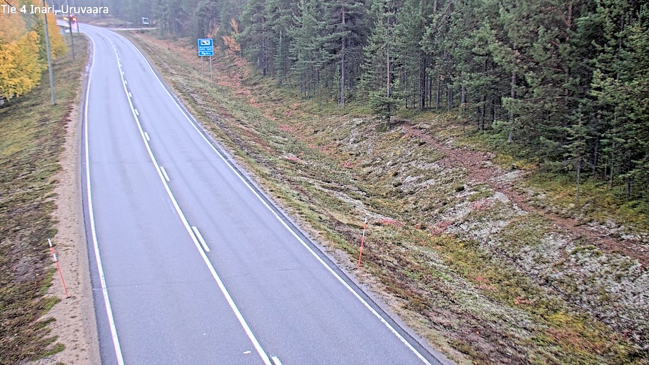 Kelikamerat Kuva Tie 4 Inari, Uruvaara, Inari, Lappi