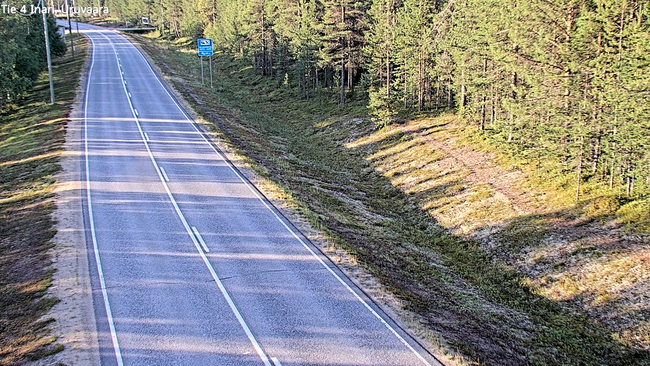 Weather Camera Image Road 4 Inari, Uruvaara, Inari, Lappi