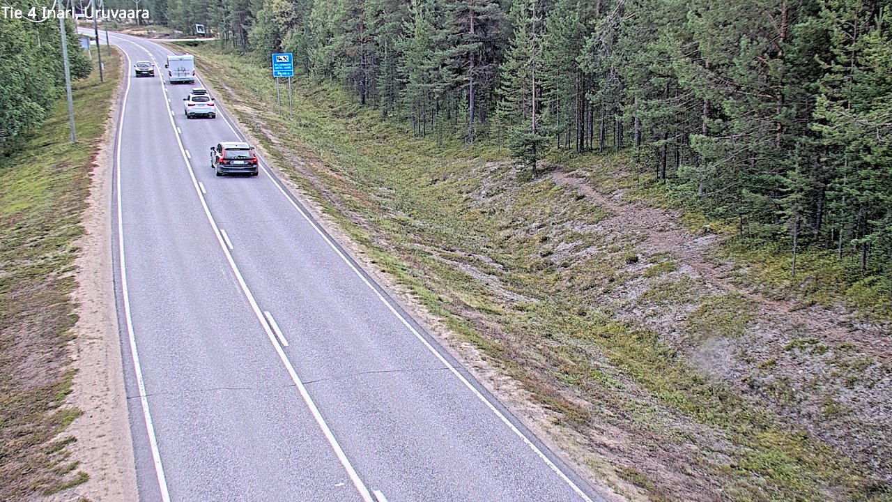 Weather Camera Image Road 4 Inari, Uruvaara, Inari, Lappi