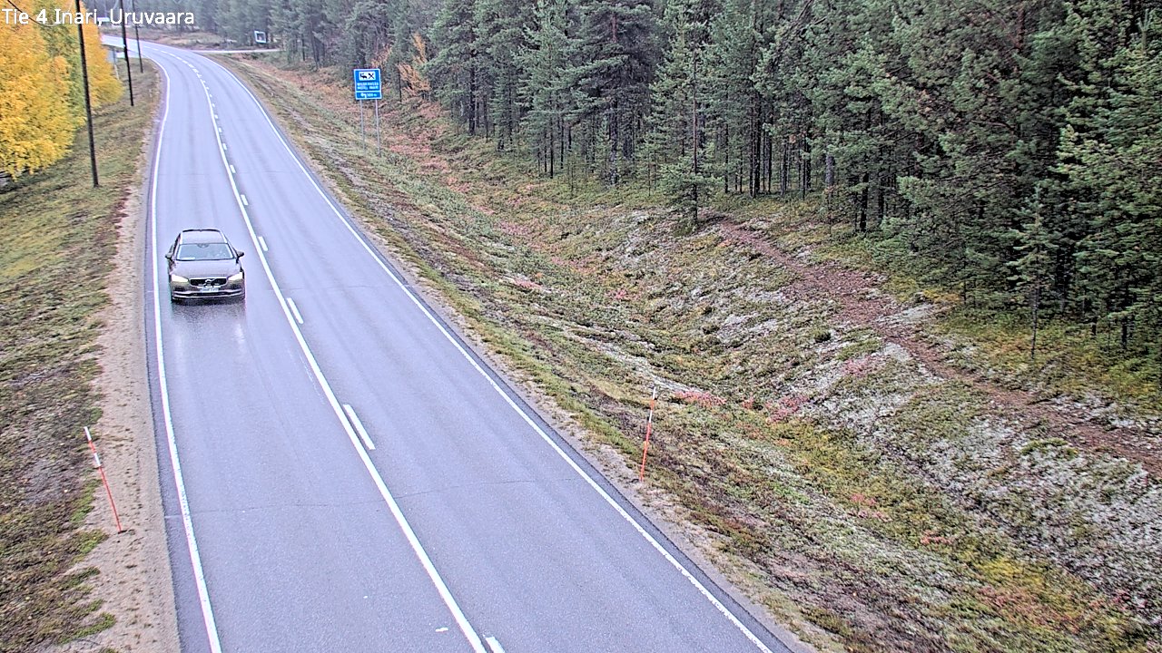Weather Camera Image Road 4 Inari, Uruvaara, Inari, Lappi