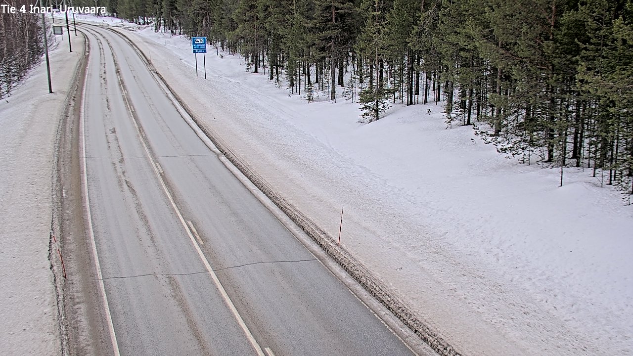 Kelikamerat Kuva Tie 4 Inari, Uruvaara, Inari, Lappi