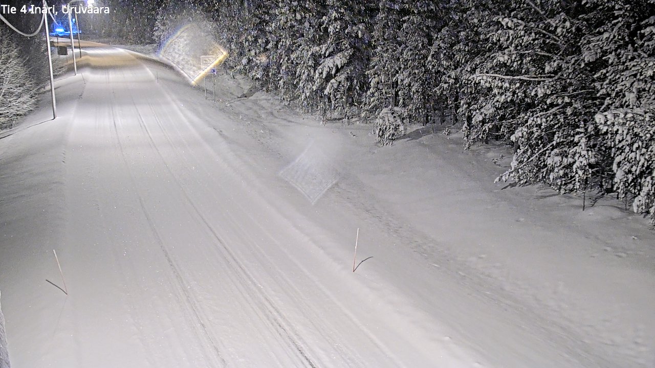 Kelikamerat Kuva Tie 4 Inari, Uruvaara, Inari, Lappi