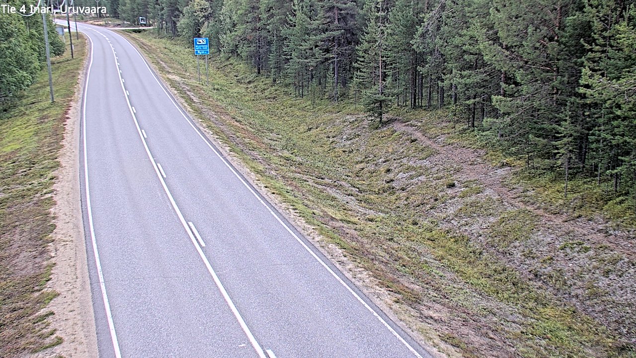 Weather Camera Image Road 4 Inari, Uruvaara, Inari, Lappi