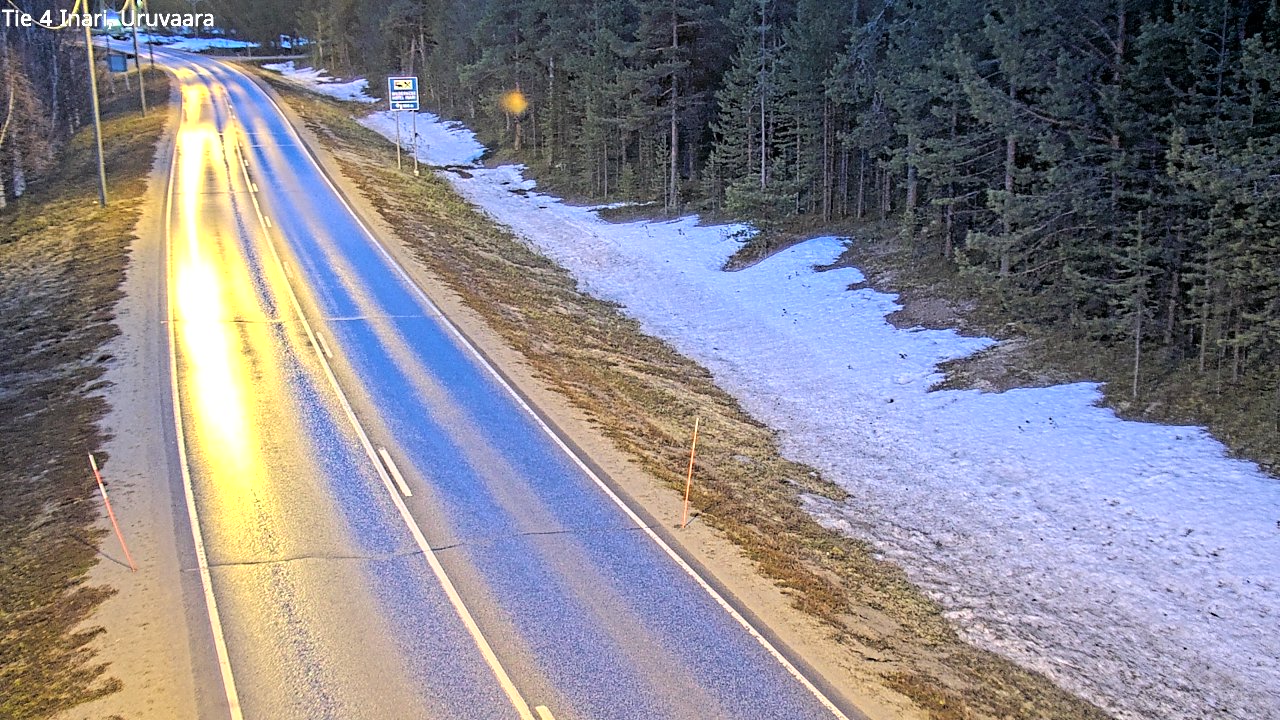 Weather Camera Image Road 4 Inari, Uruvaara, Inari, Lappi