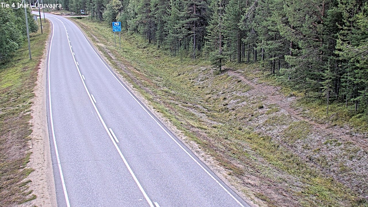Weather Camera Image Road 4 Inari, Uruvaara, Inari, Lappi
