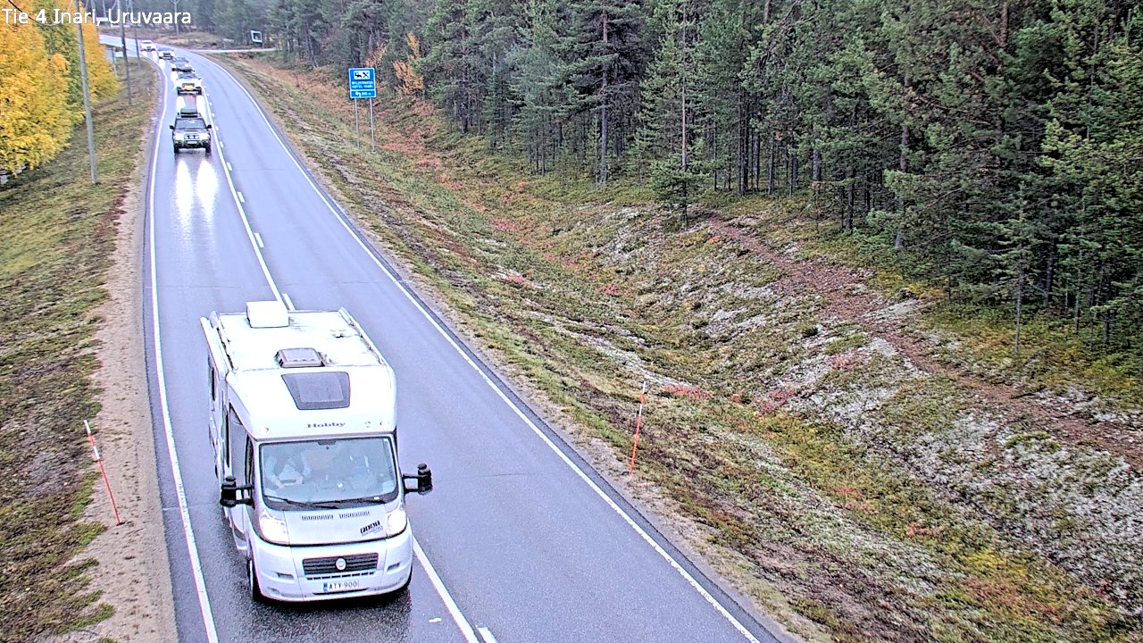Kelikamerat Kuva Tie 4 Inari, Uruvaara, Inari, Lappi